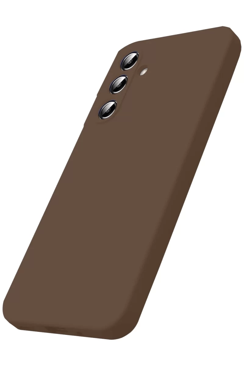 Samsung Galaxy A37 5G First Silikon - Kahverengi