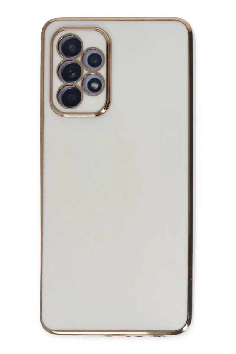 Samsung Galaxy A52 Kılıf Volet Silikon - Beyaz