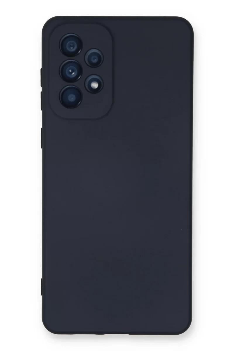 Samsung Galaxy A53 5G Kılıf Nano içi Kadife Silikon - Lacivert