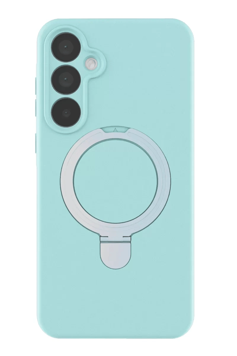Samsung Galaxy A55 5G Regal Magsafe Standlı Kapak - Su Yeşili
