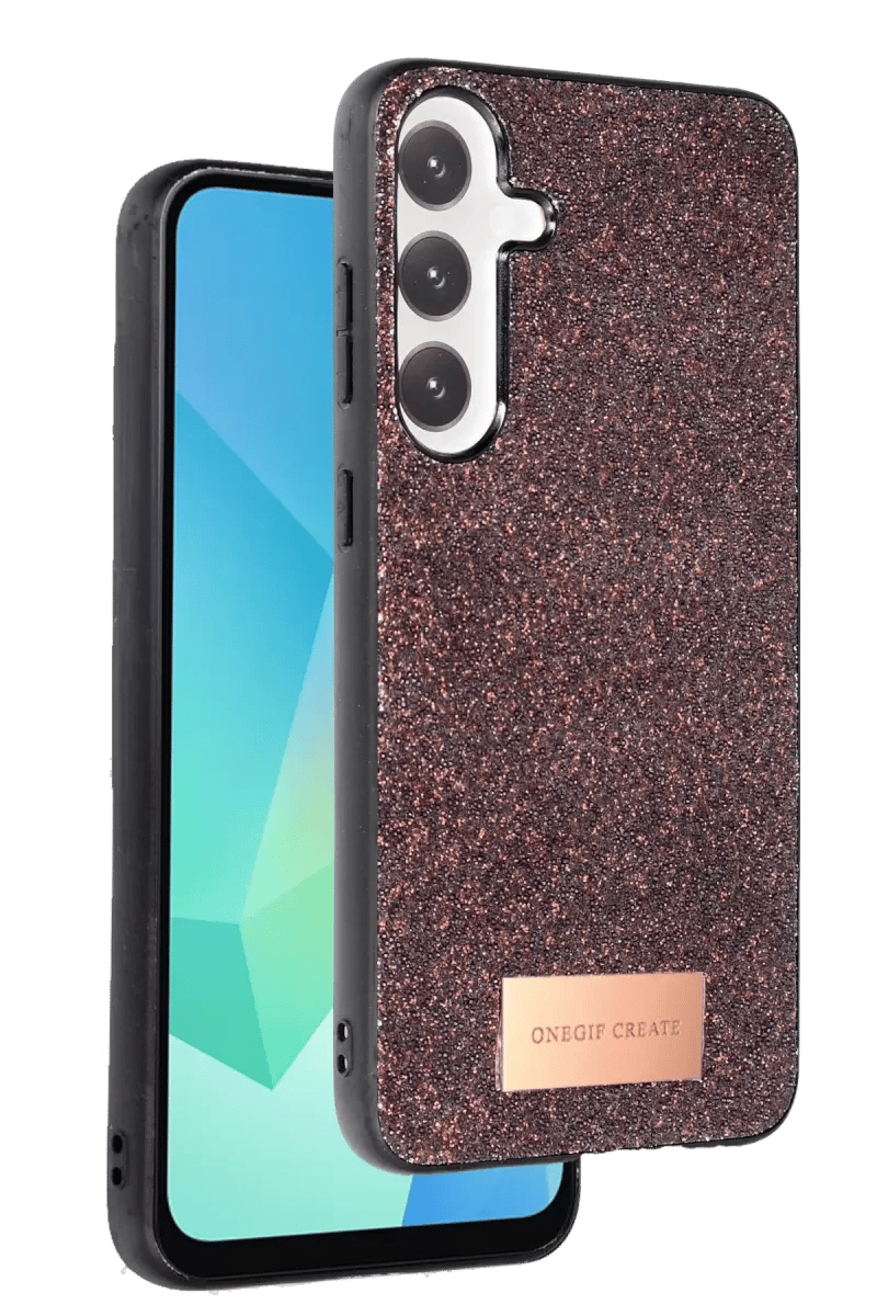 Samsung Galaxy A56 Bright Simli Kapak - Derin Mor