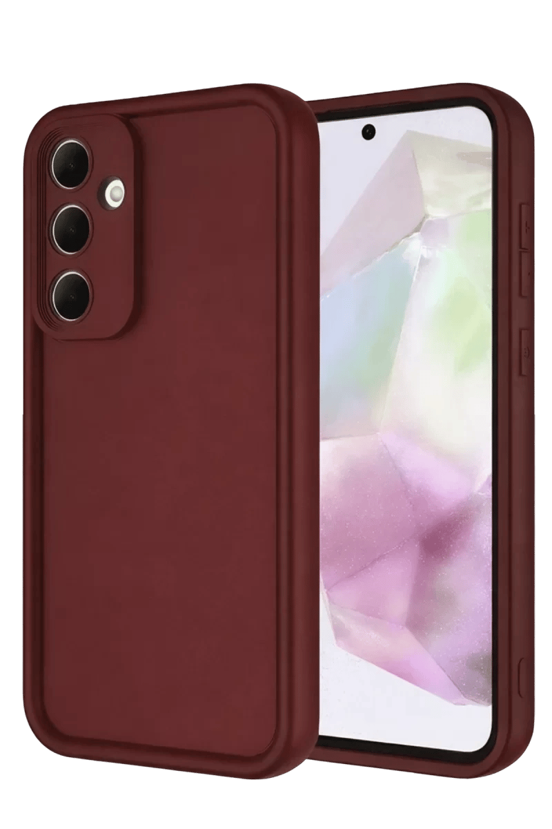 Samsung Galaxy A56 Kılıf Viera Silikon - Bordo