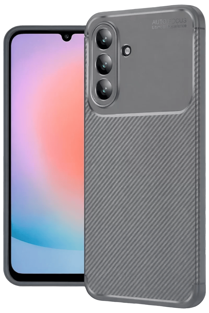 Samsung Galaxy A57 5G Auto Focus Karbon Kapak - Gri
