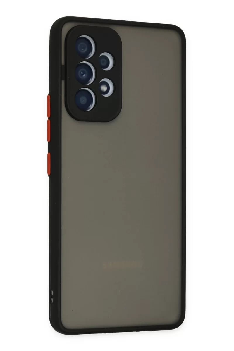 Samsung Galaxy A73 5G Kılıf Montreal Silikon Kapak - Siyah
