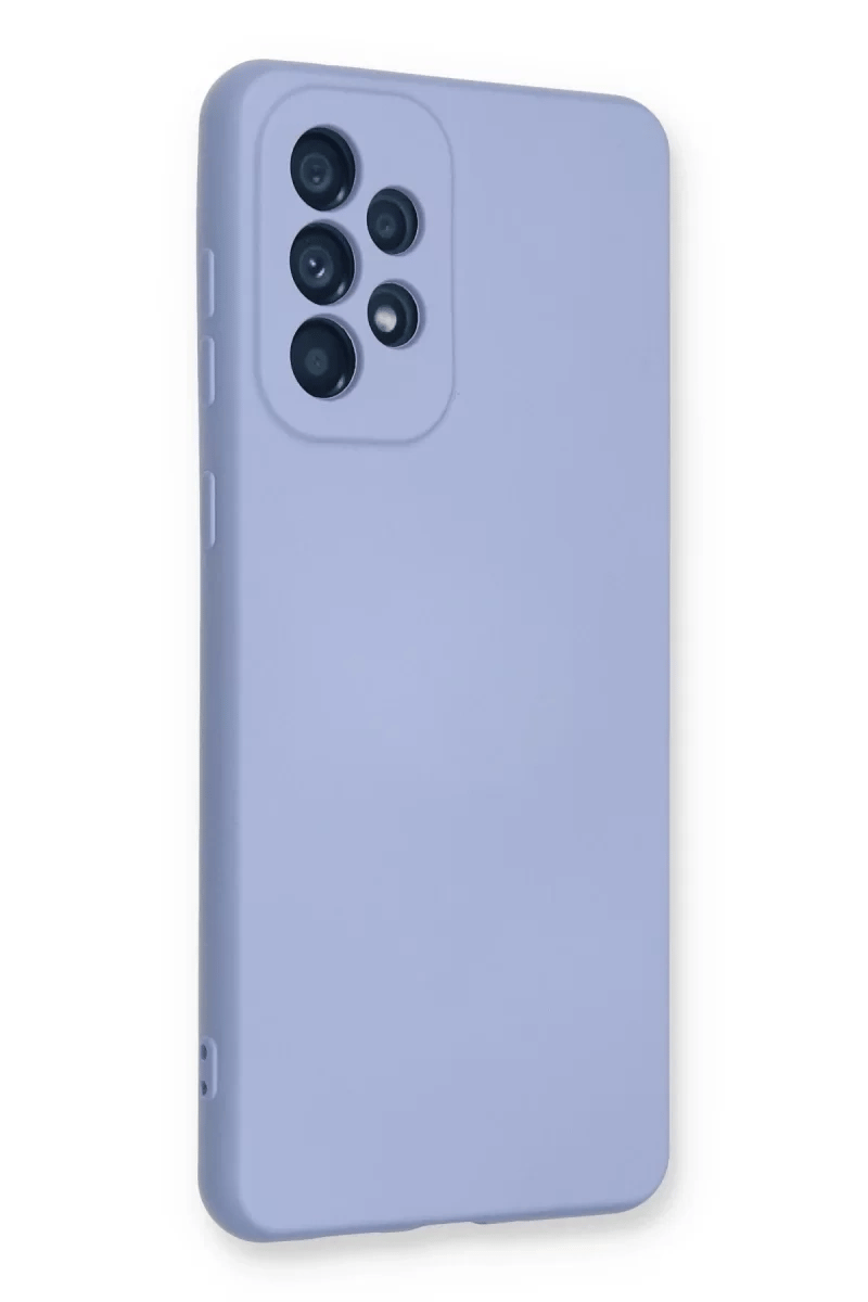 Samsung Galaxy A73 5G Kılıf Nano içi Kadife Silikon - Lila