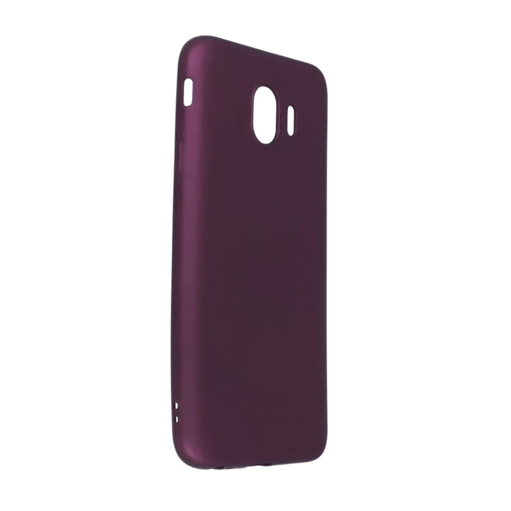 Samsung Galaxy J4 Kılıf First Silikon - Mürdüm