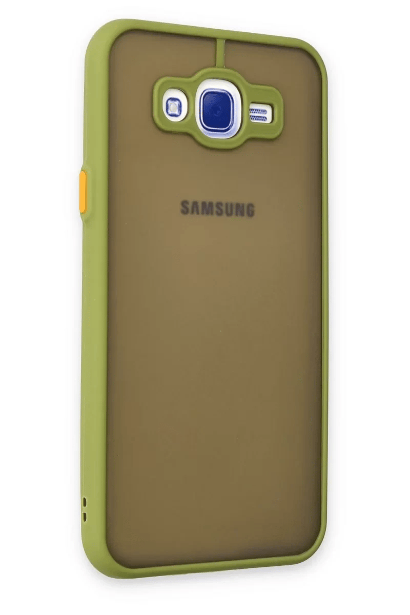 Samsung Galaxy J7 Kılıf Montreal Silikon Kapak - Açık Yeşil