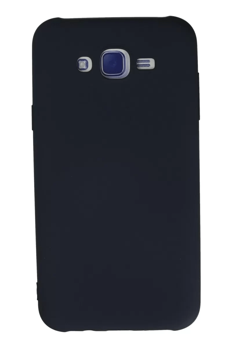 Samsung Galaxy J7 Kılıf Nano içi Kadife Silikon - Lacivert
