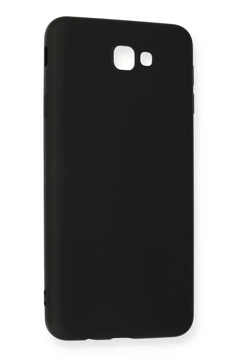 Samsung Galaxy J7 Prime Kılıf Nano içi Kadife Silikon - Siyah