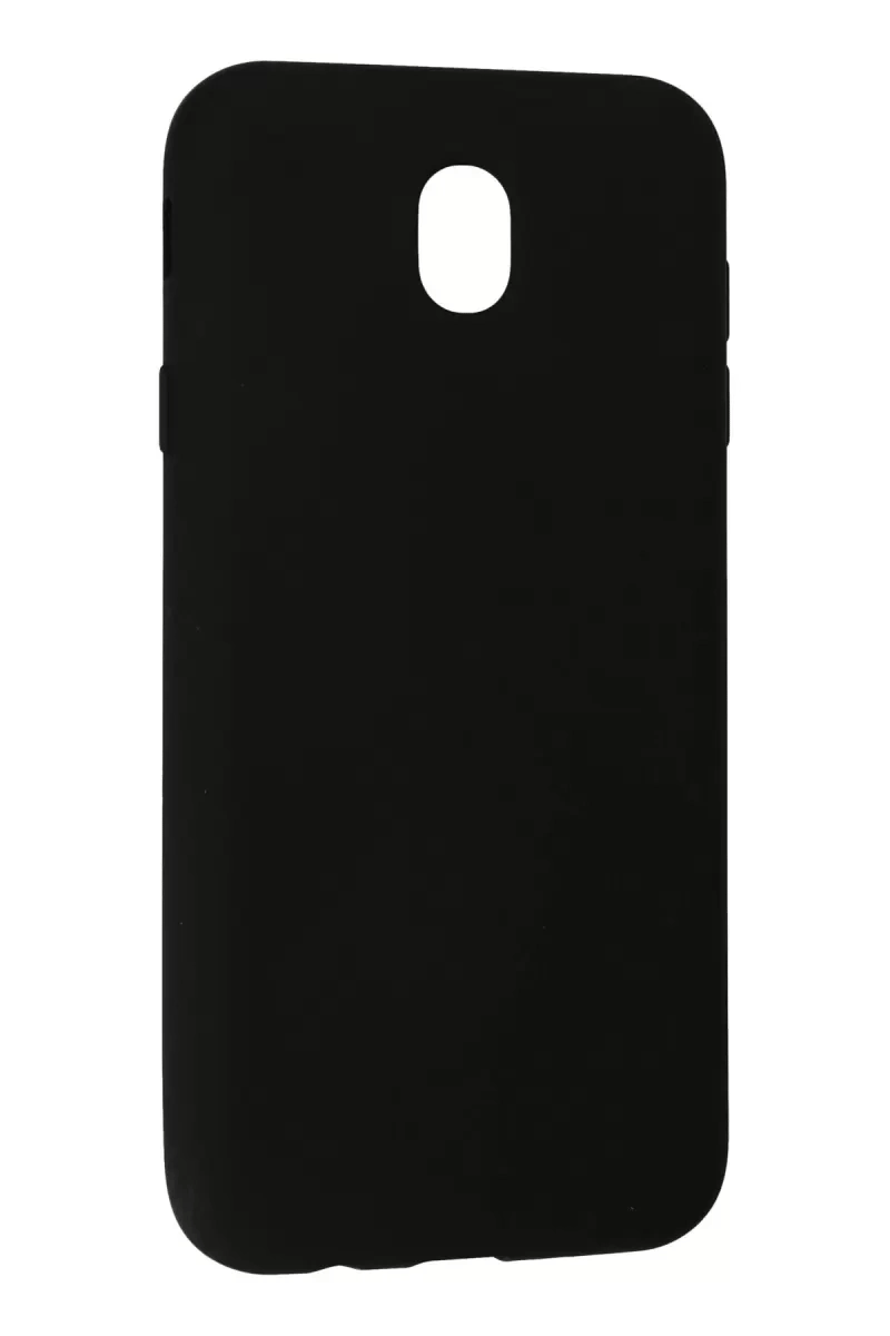 Samsung Galaxy J7 Pro / J730 Kılıf Nano içi Kadife Silikon - Siyah