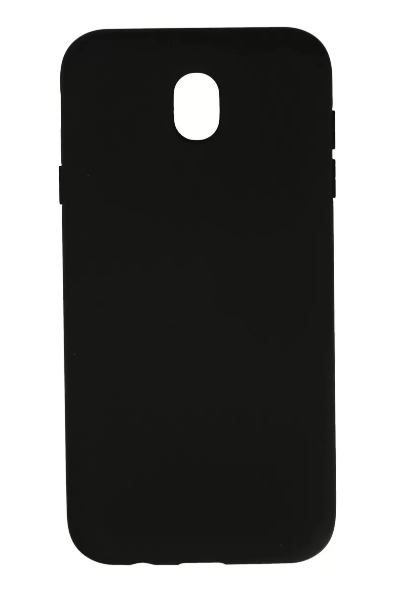 Samsung Galaxy J7 Pro / J730 Kılıf Nano içi Kadife Silikon - Siyah