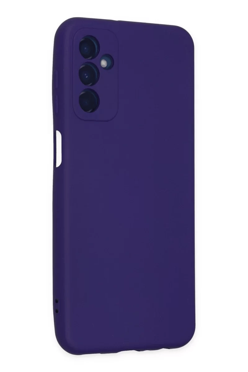 Samsung Galaxy M23 Kılıf Nano içi Kadife Silikon - Mor