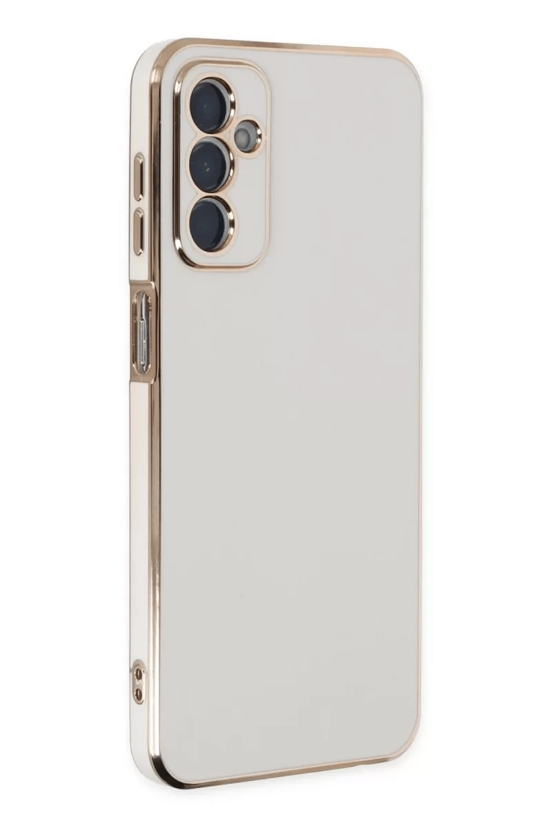 Samsung Galaxy M23 Kılıf Volet Silikon - Beyaz
