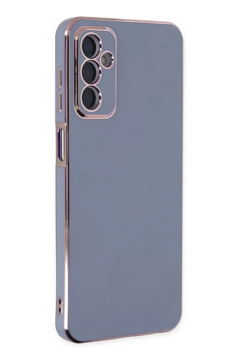 Samsung Galaxy M23 Kılıf Volet Silikon - Mavi