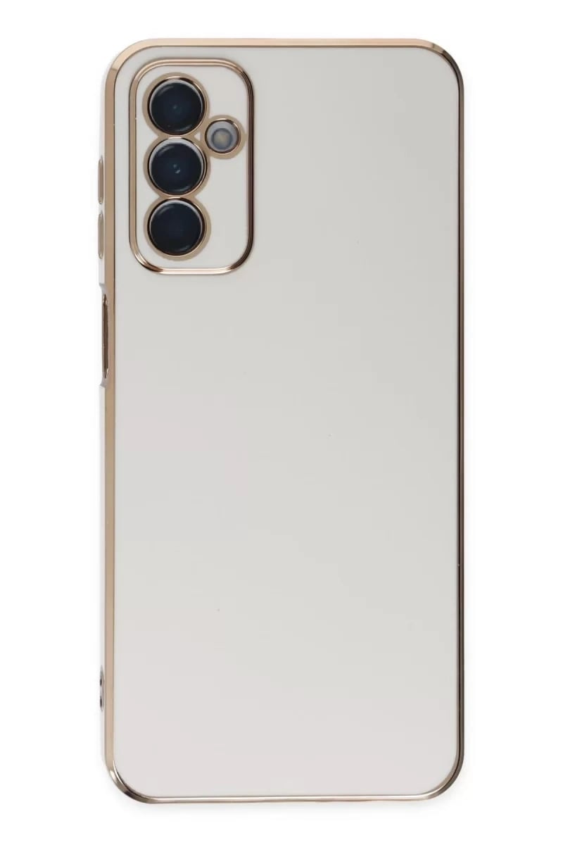 Samsung Galaxy M23 Kılıf Volet Silikon - Beyaz