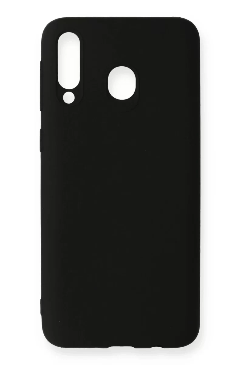 Samsung Galaxy M30 Kılıf First Silikon - Siyah