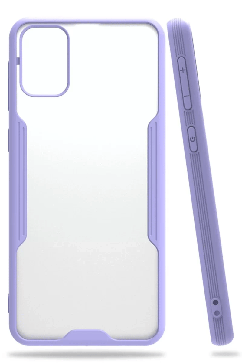 Samsung Galaxy M31 Kılıf Platin Silikon - Lila