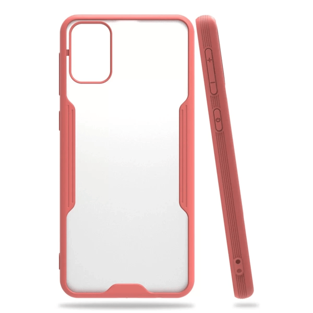 Samsung Galaxy M31 Kılıf Platin Silikon - Pembe