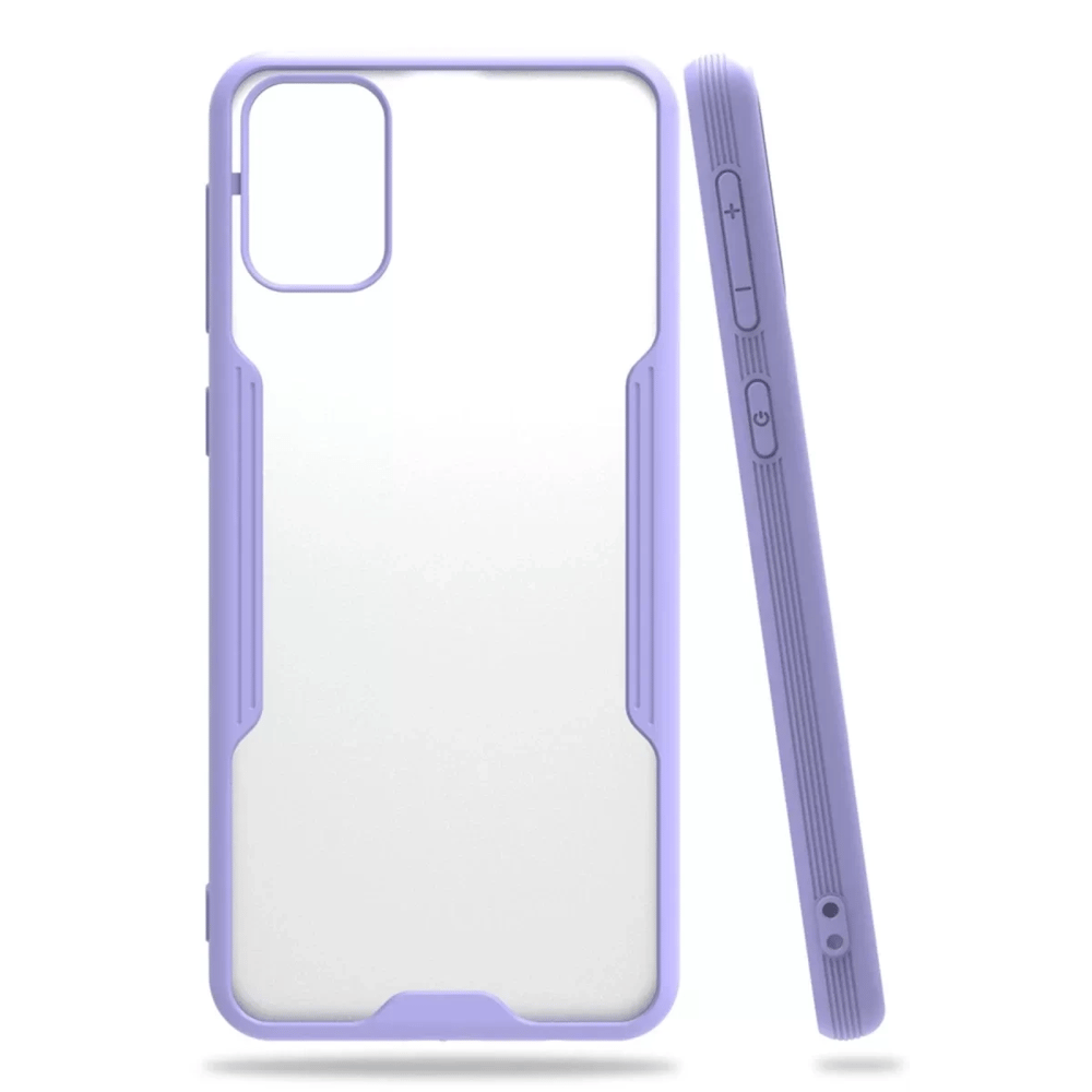 Samsung Galaxy M31 Kılıf Platin Silikon - Lila