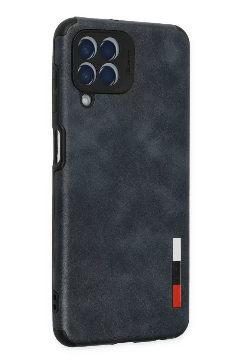 Samsung Galaxy M33 Kılıf Loop Deri Silikon - Lacivert