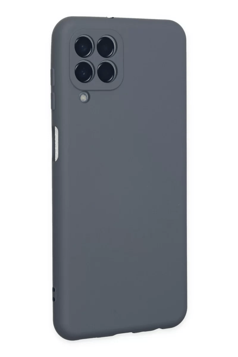 Samsung Galaxy M33 Kılıf Nano içi Kadife Silikon - Gri
