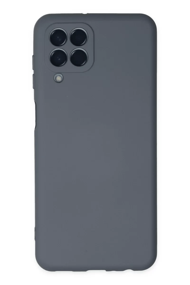 Samsung Galaxy M33 Kılıf Nano içi Kadife Silikon - Gri