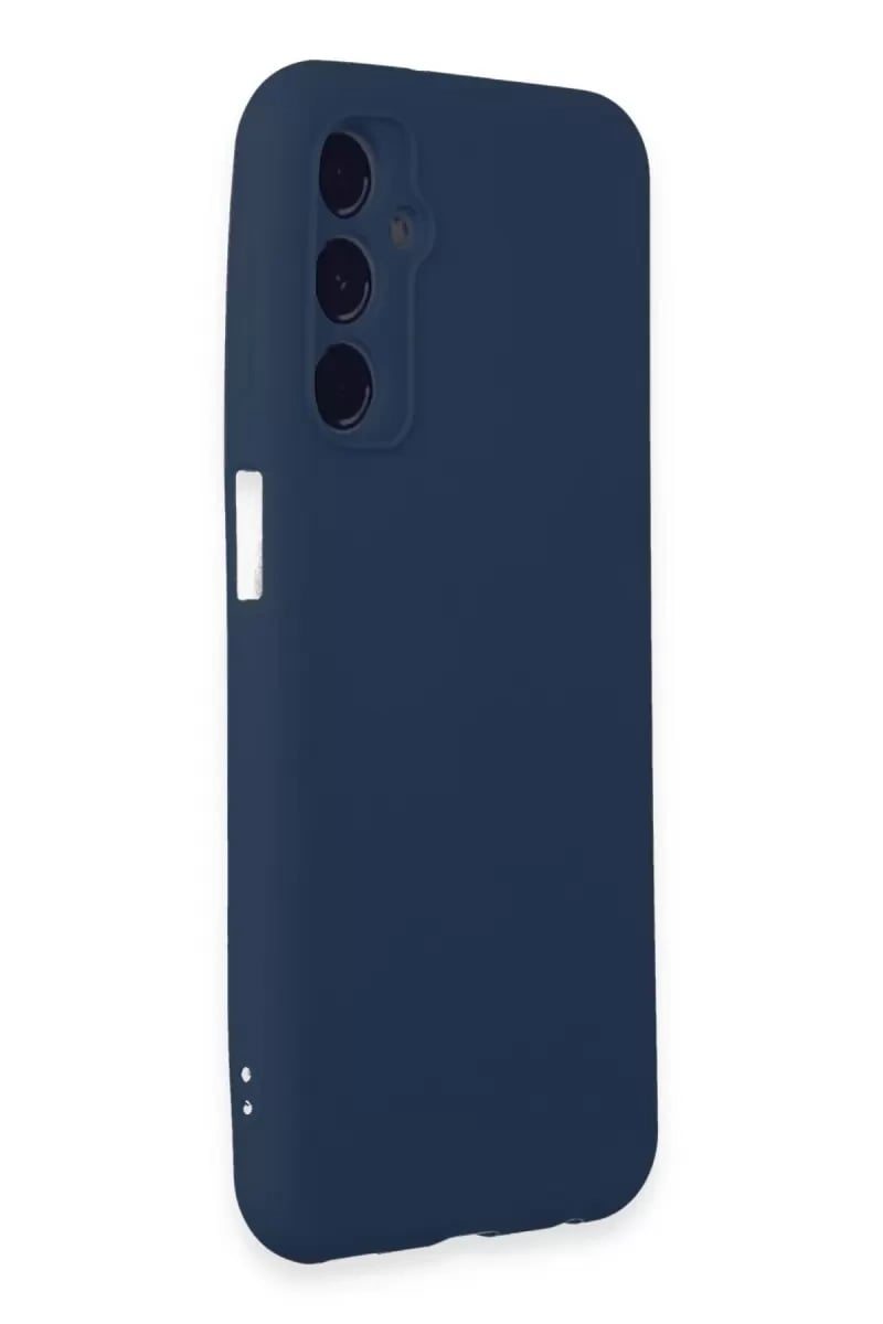 Samsung Galaxy M34 5G Kılıf First Silikon - Lacivert