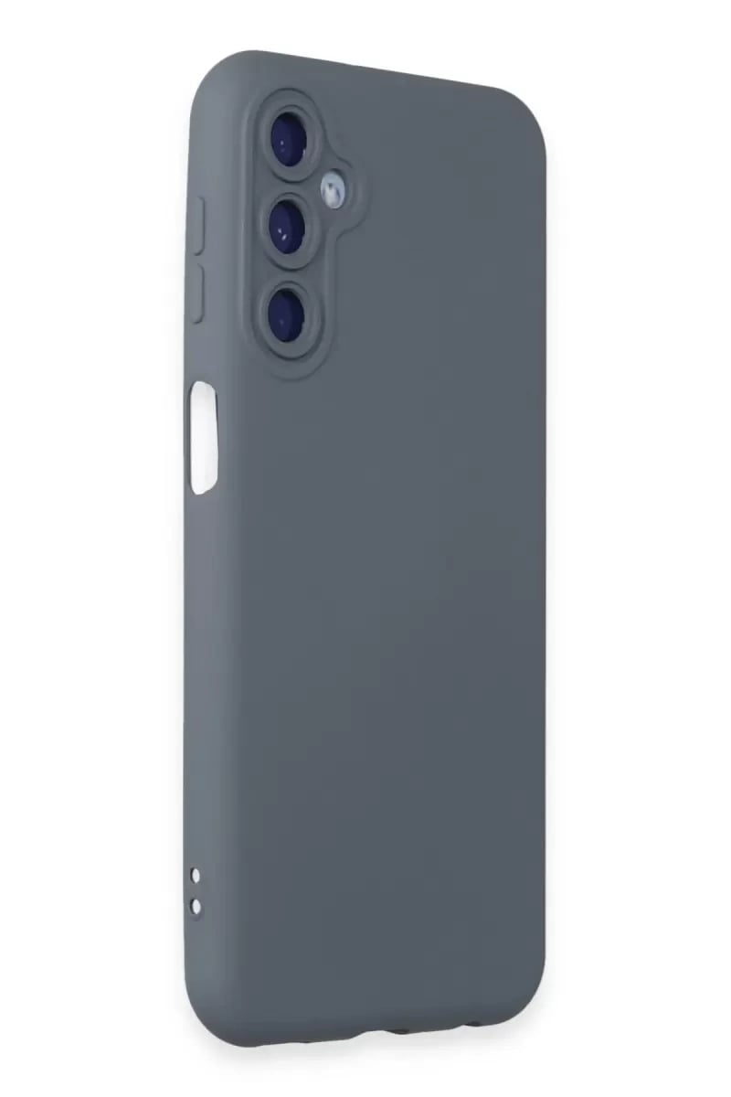 Samsung Galaxy M34 5G Kılıf Nano içi Kadife Silikon - Gri