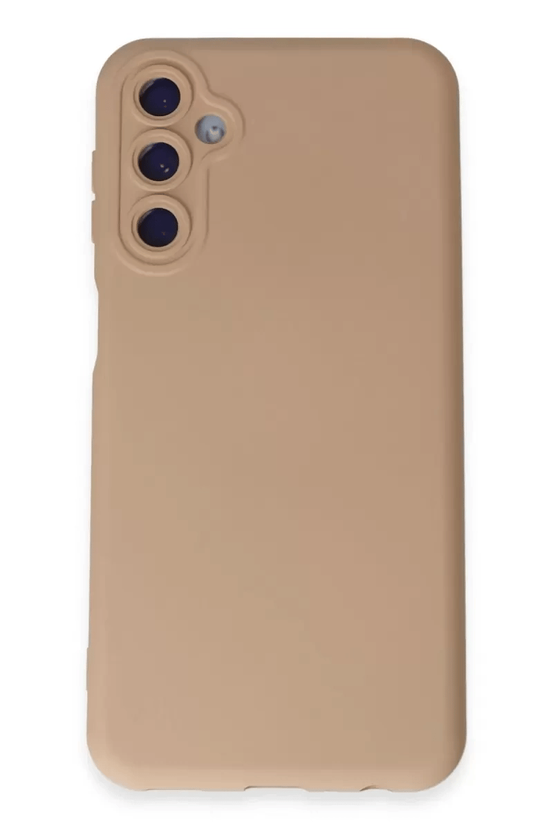 Samsung Galaxy M34 5G Kılıf Nano içi Kadife Silikon - Pudra
