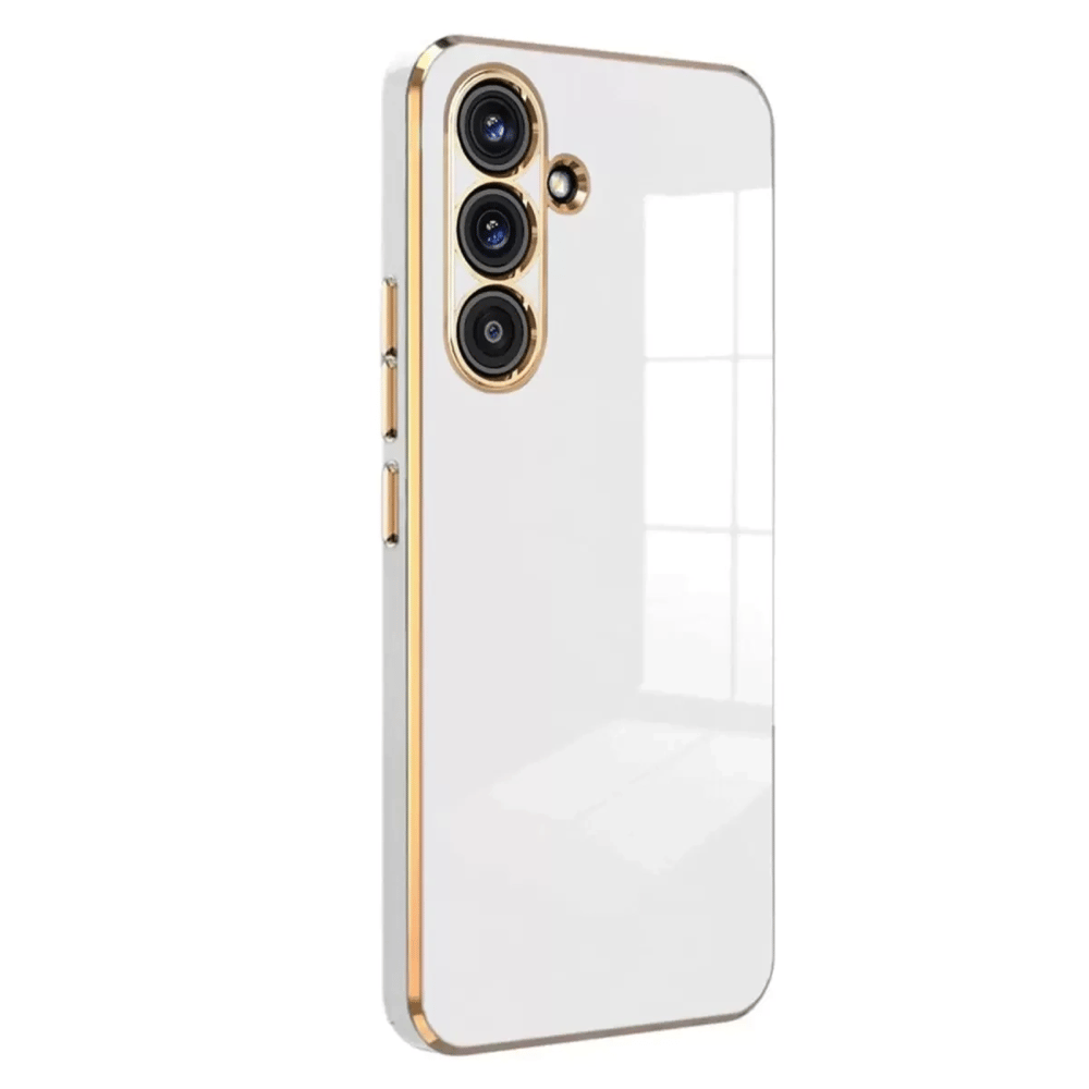Samsung Galaxy M34 5G Kılıf Volet Silikon - Beyaz