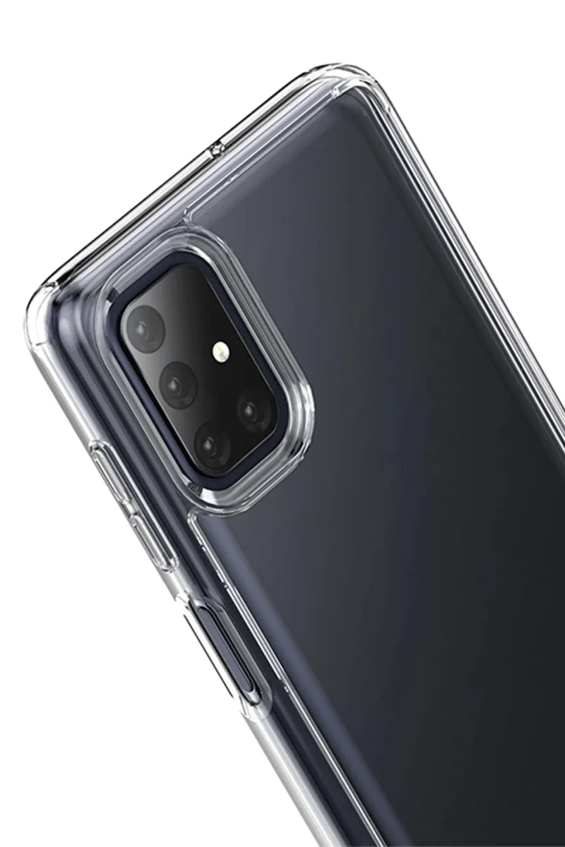 Samsung Galaxy M51 Kılıf Lüx Şeffaf Silikon