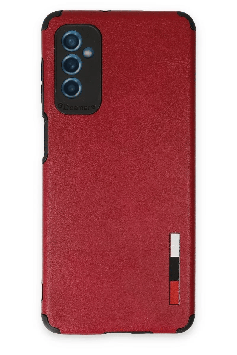 Samsung Galaxy M52 5G Kılıf Loop Deri Silikon - Kırmızı