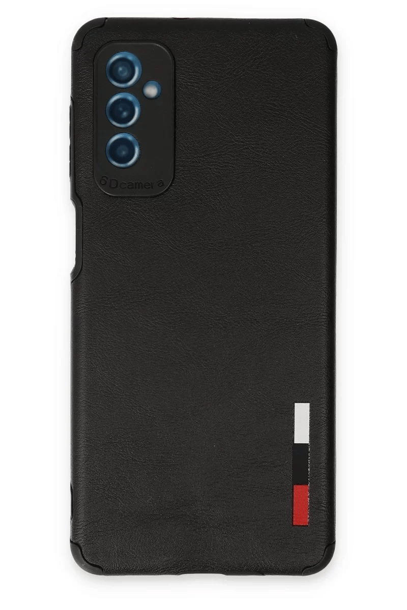 Samsung Galaxy M52 5G Kılıf Loop Deri Silikon - Siyah