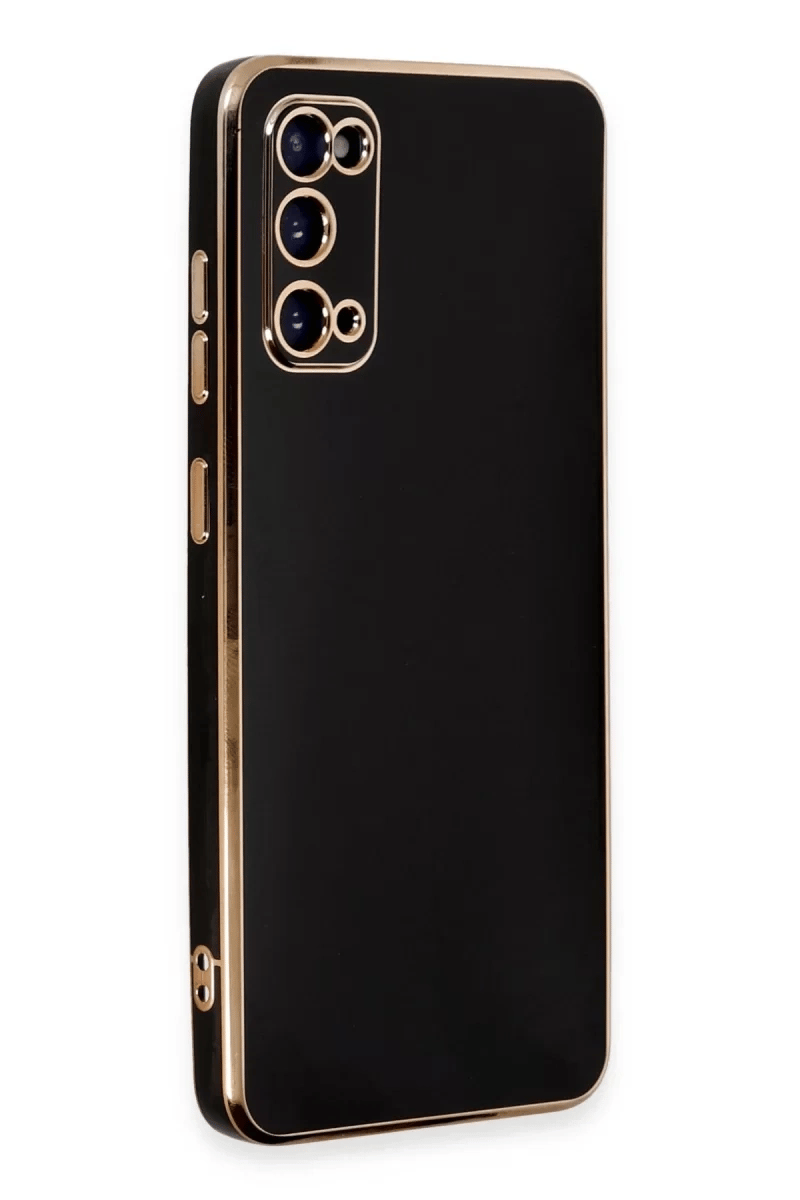 Samsung Galaxy S20 Kılıf Volet Silikon - Siyah