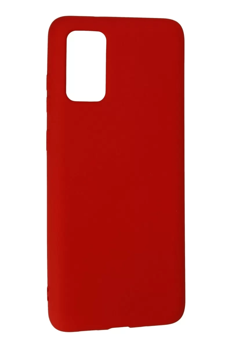Samsung Galaxy S20 Plus Kılıf Nano içi Kadife Silikon - Kırmızı