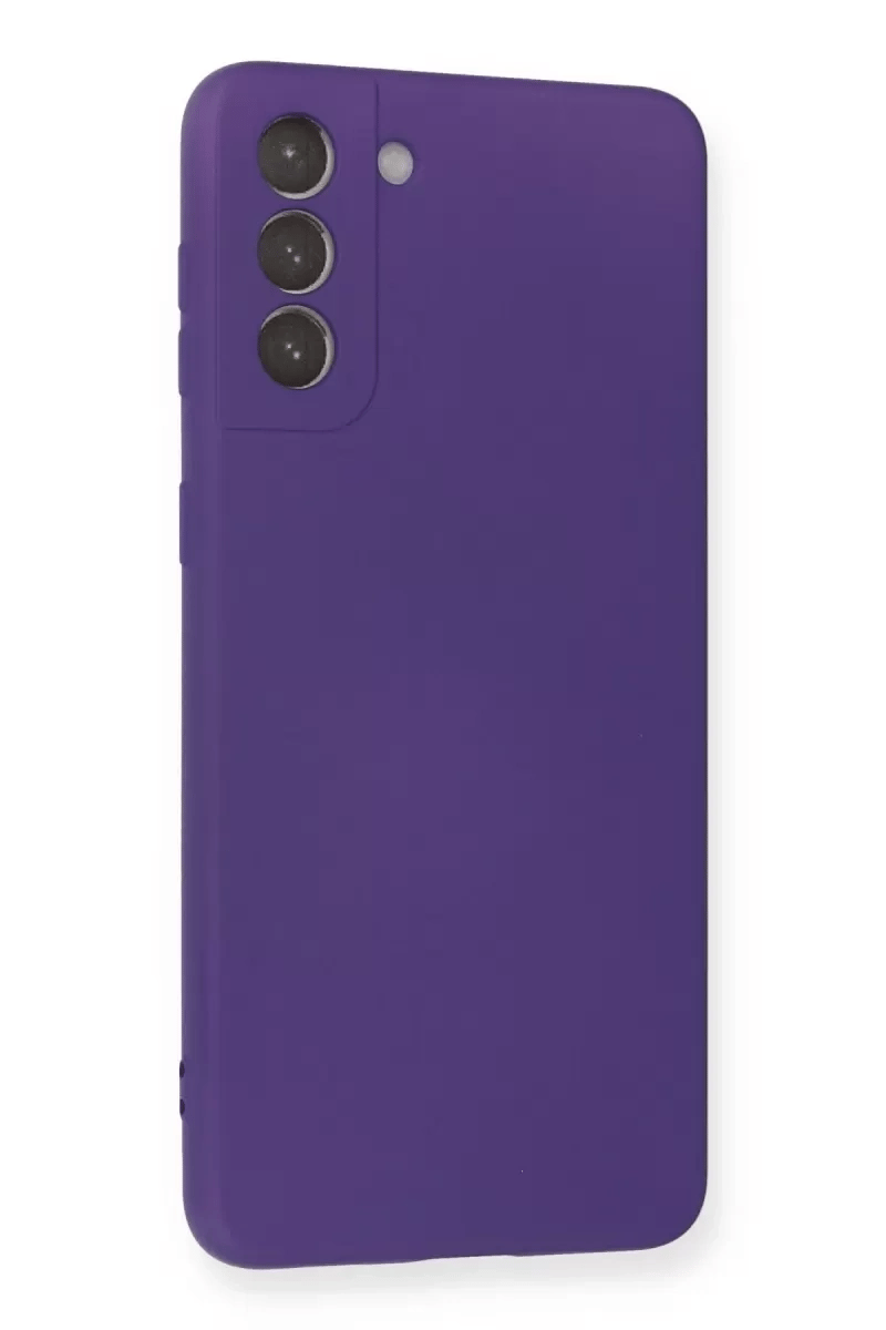 Samsung Galaxy S21 Plus Kılıf Nano içi Kadife Silikon - Mor