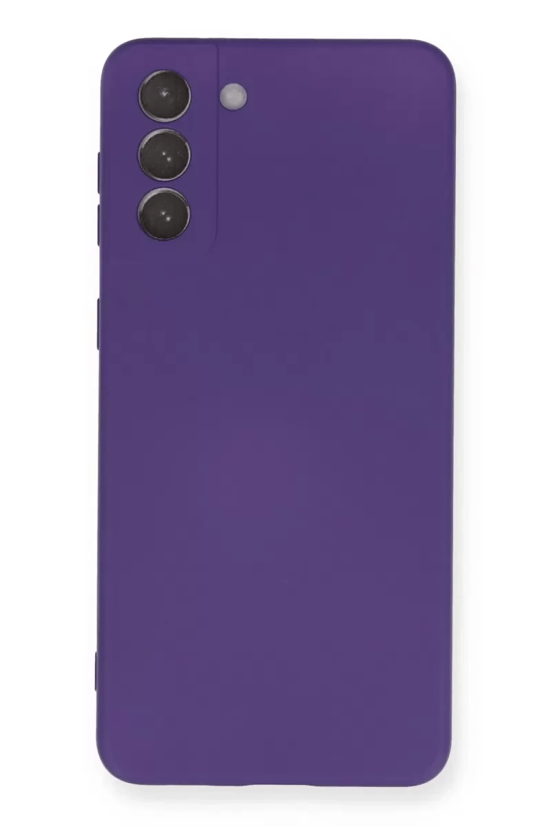 Samsung Galaxy S21 Plus Kılıf Nano içi Kadife Silikon - Mor