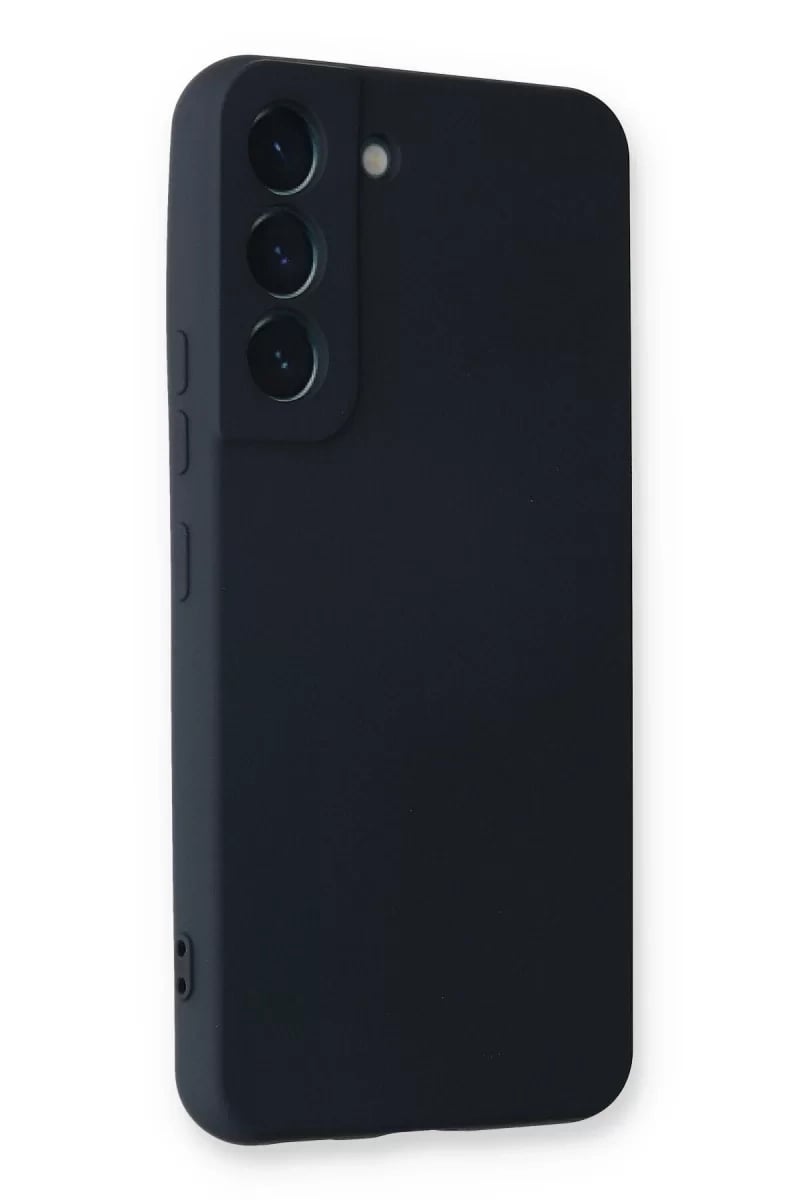 Samsung Galaxy S22 Plus Kılıf Nano içi Kadife Silikon - Lacivert