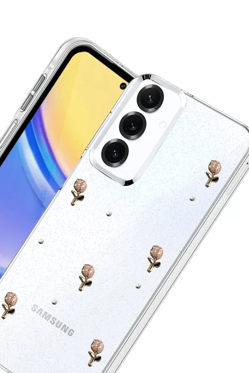 Samsung Galaxy S23 FE Fiyonk Desenli Kapak - Desen 6