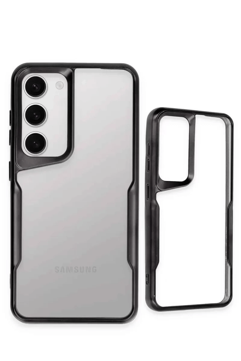 Samsung Galaxy S23 Kılıf Boyi Silikon Kapak - Siyah