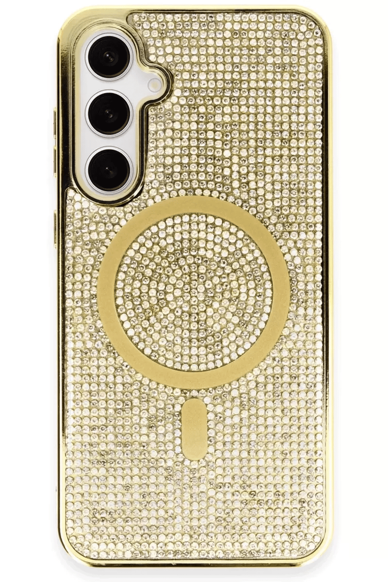Samsung Galaxy S23 Kılıf Helen Magsafe Kapak - Gold