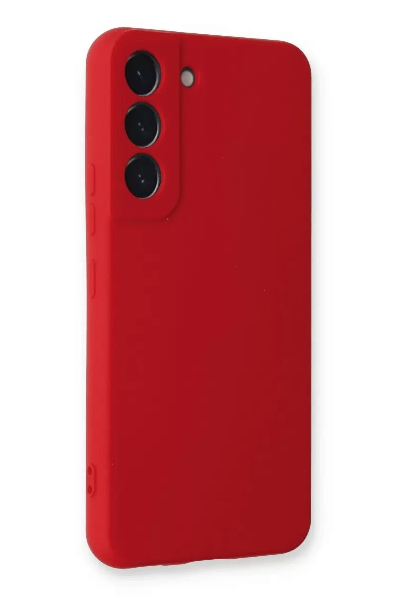 Samsung Galaxy S23 Kılıf Nano içi Kadife Silikon - Kırmızı
