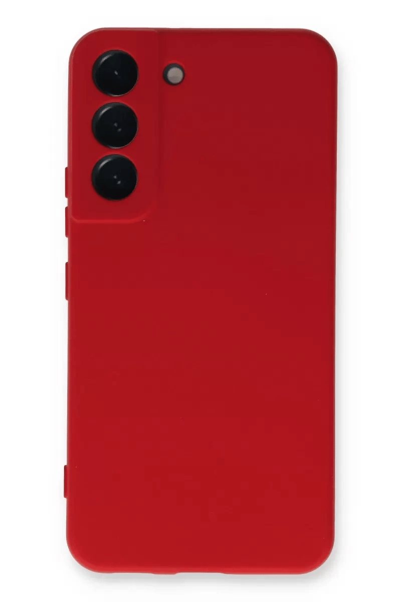 Samsung Galaxy S23 Kılıf Nano içi Kadife Silikon - Kırmızı