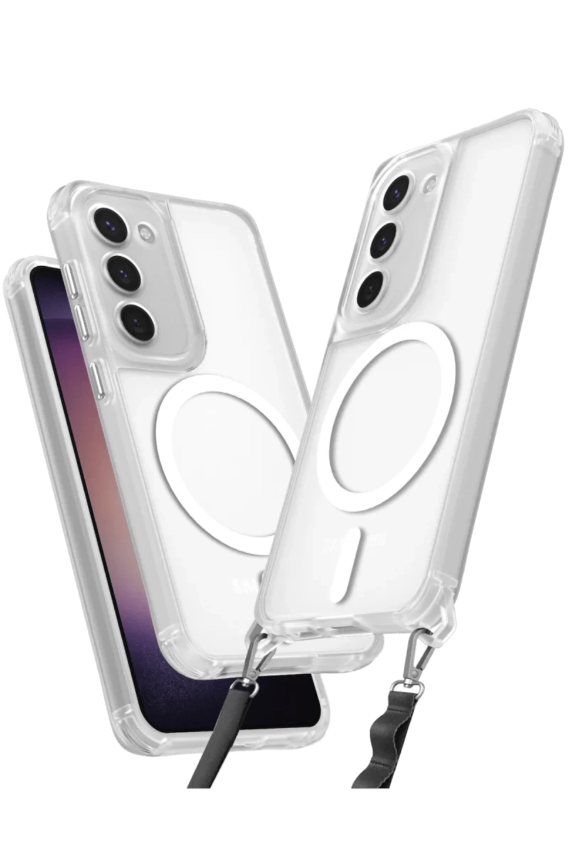 Samsung Galaxy S23 Plus Kılıf Enka Magsafe Silikon Kılıf - Şeffaf