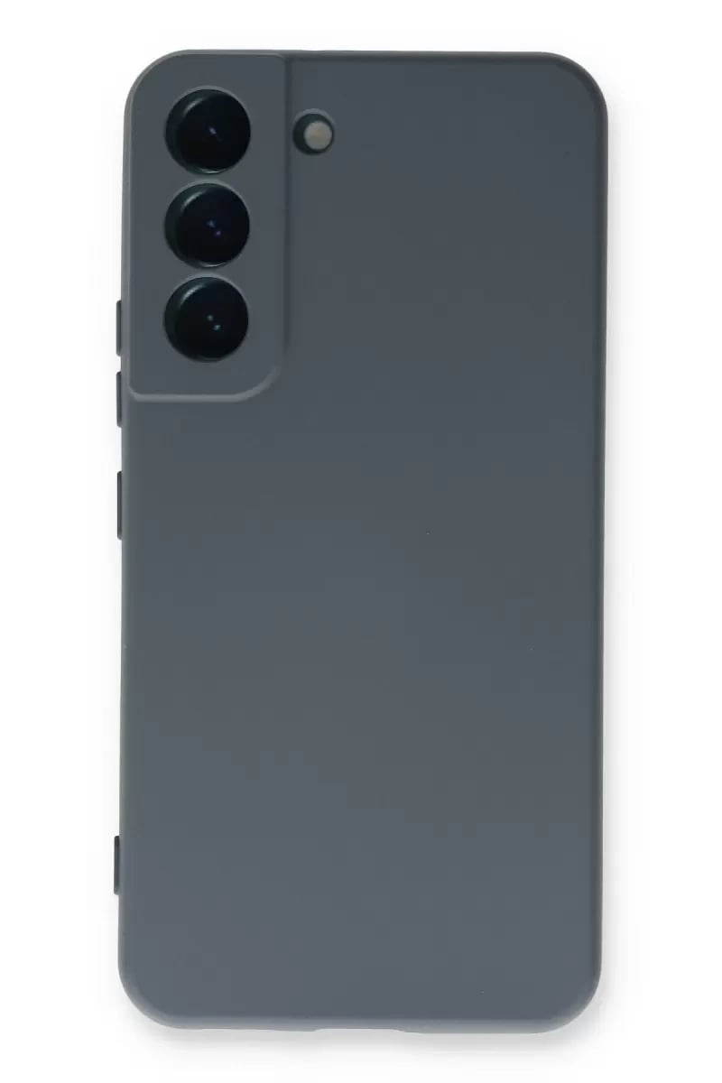 Samsung Galaxy S23 Plus Kılıf Nano içi Kadife Silikon - Gri