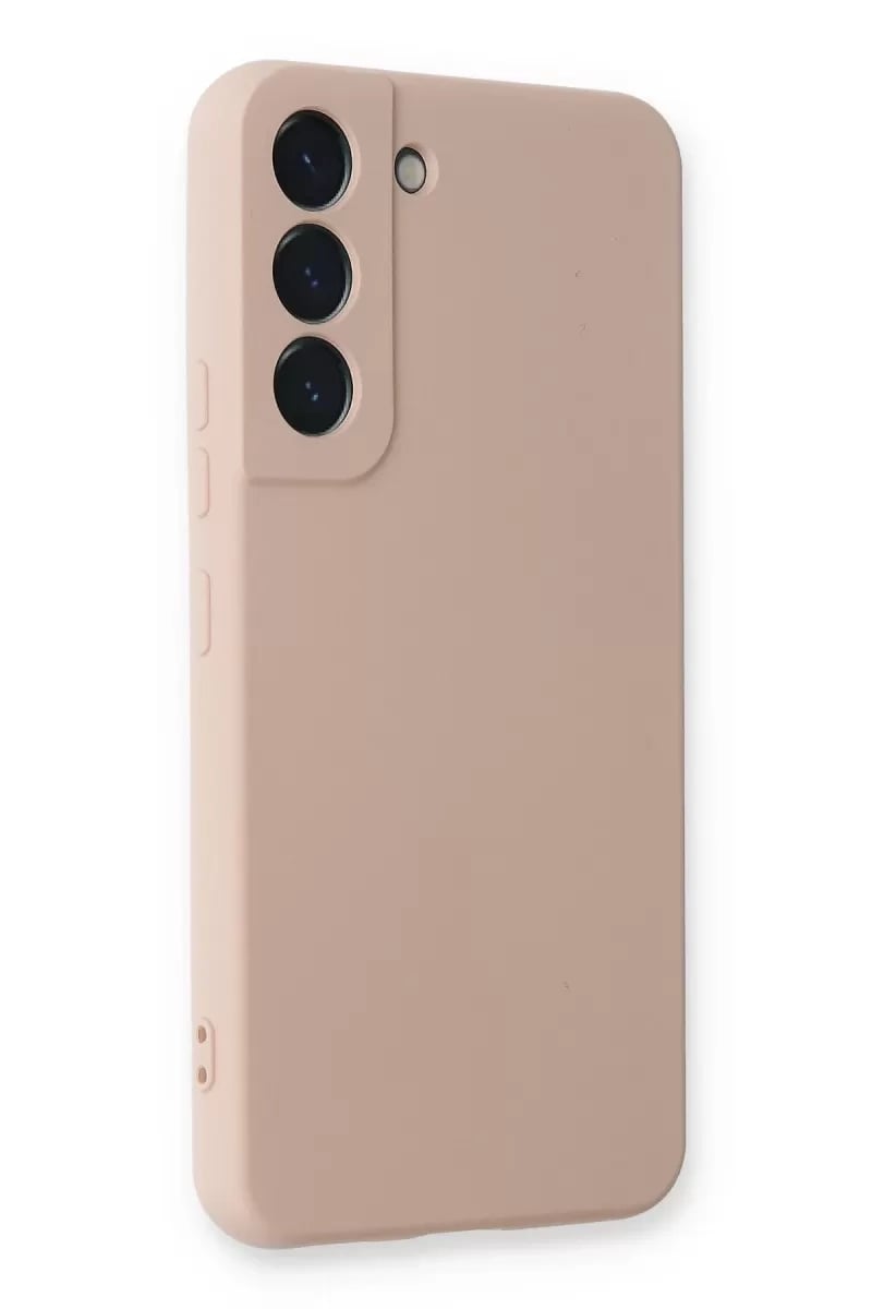 Samsung Galaxy S23 Plus Kılıf Nano içi Kadife Silikon - Pudra