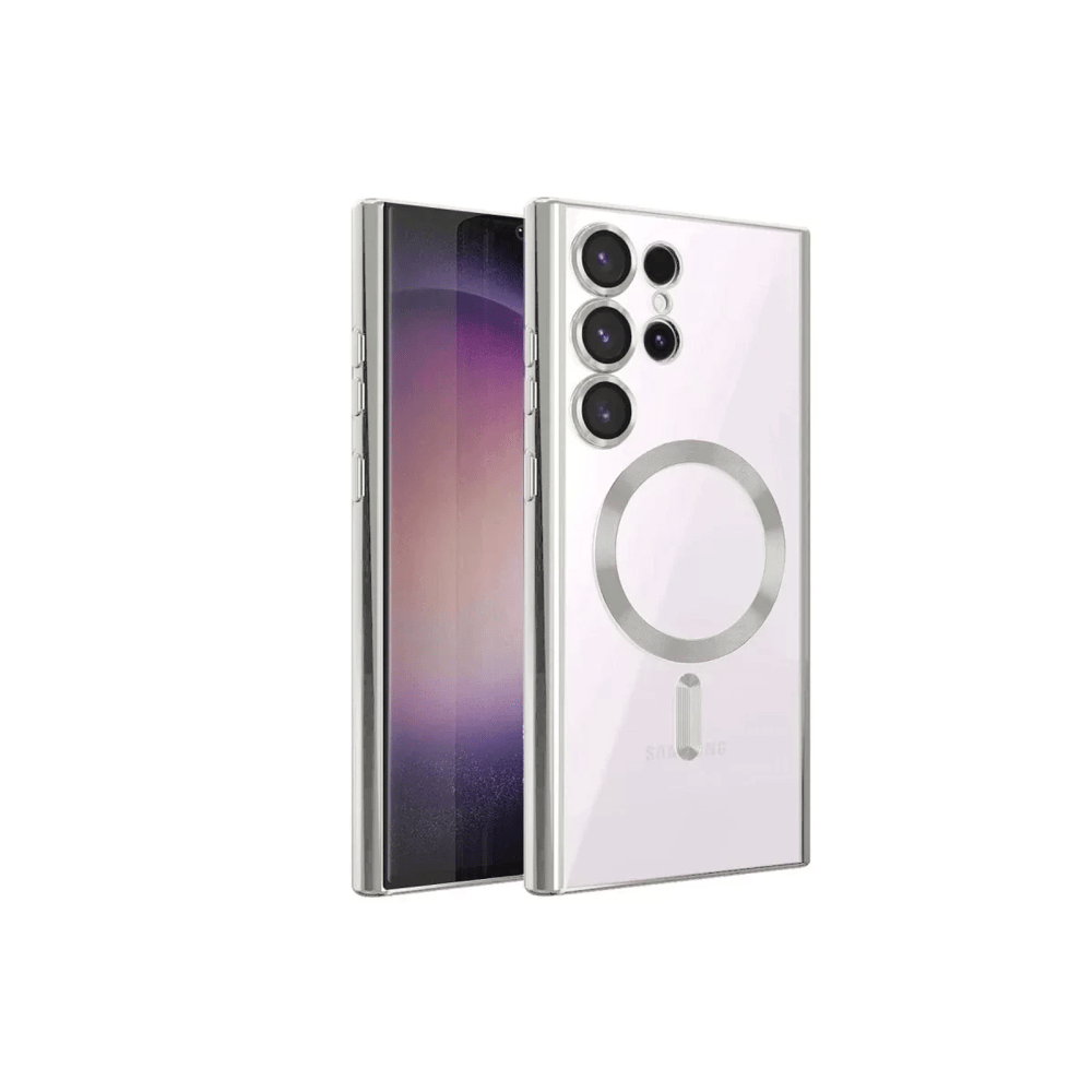 Samsung Galaxy S23 Ultra Kılıf Kross Magneticsafe Kapak - Titan Gri