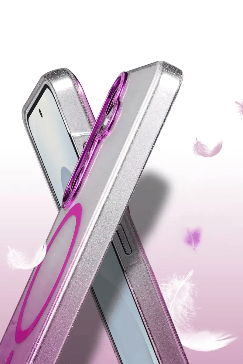 Samsung Galaxy S24 FE Glossy Magsafe Kapak - Mor