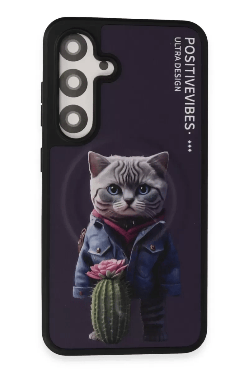 Samsung Galaxy S24 Fun Magsafe Kapak - Derin Mor