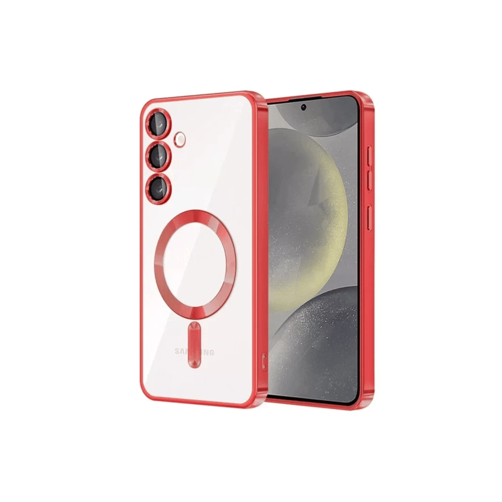 Samsung Galaxy S24 Kılıf Kross Magneticsafe Kapak - Kırmızı